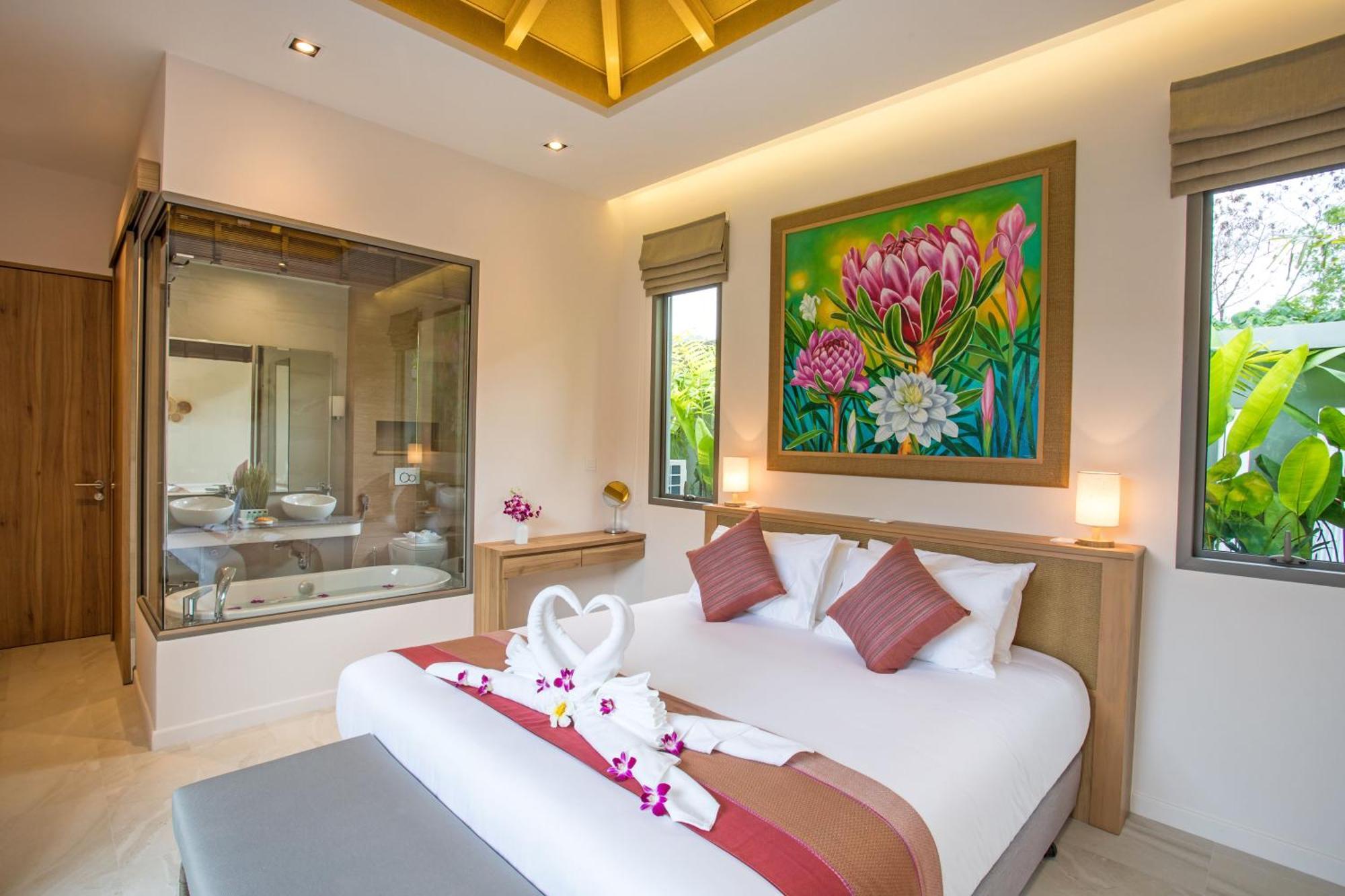 Boutique 2Br Villa Dalaa 1, Chemical Free Pool, Gated Residence, Kamala Beach Praia de Kamala Exterior foto