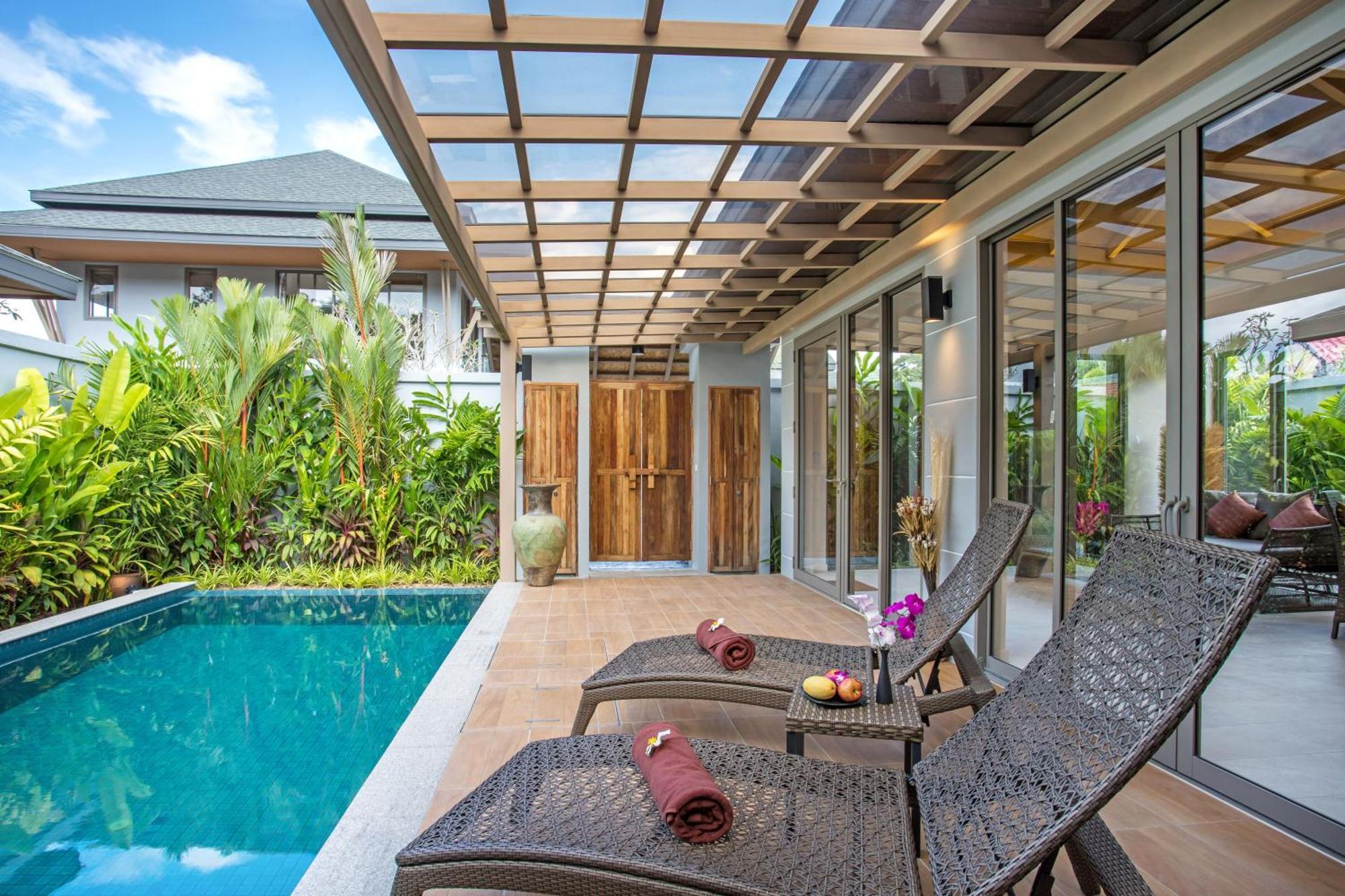 Boutique 2Br Villa Dalaa 1, Chemical Free Pool, Gated Residence, Kamala Beach Praia de Kamala Exterior foto